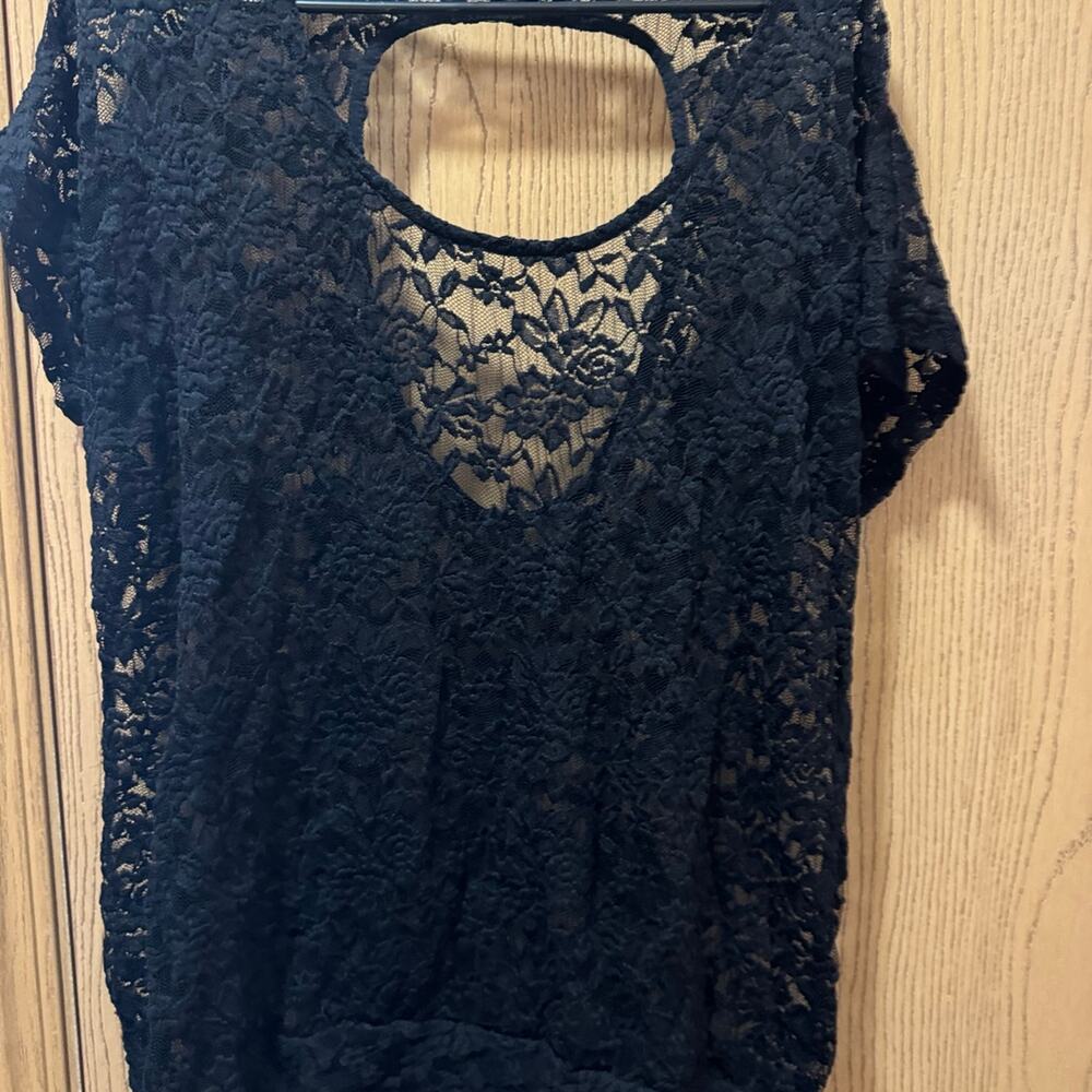 Torrid lace see through top